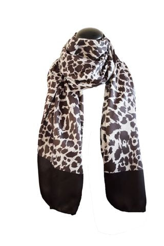 Stola Poly 100% dis 57619 var 3 Nero - grigio