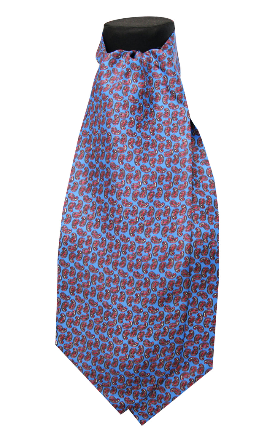Ascot Tessago in seta 100% blu elettrico