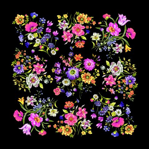 Foulard Poly dis T92004 var 36