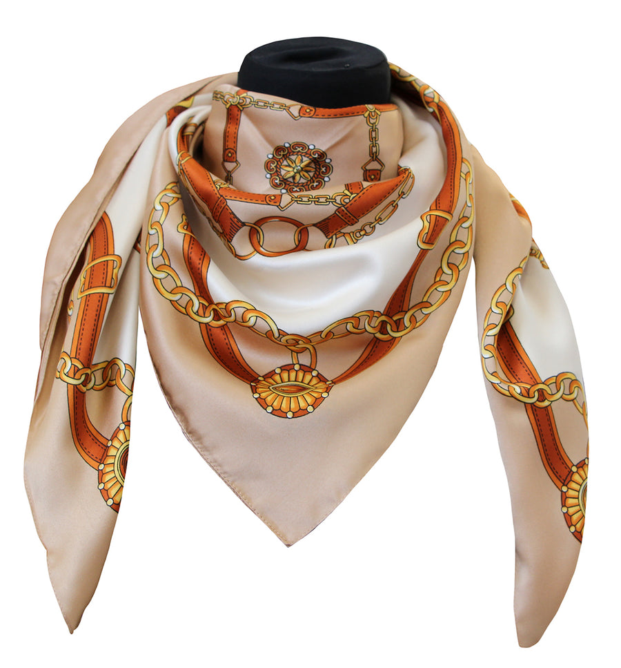 Poly scarf 100% dis 62679 ecru variant 8688