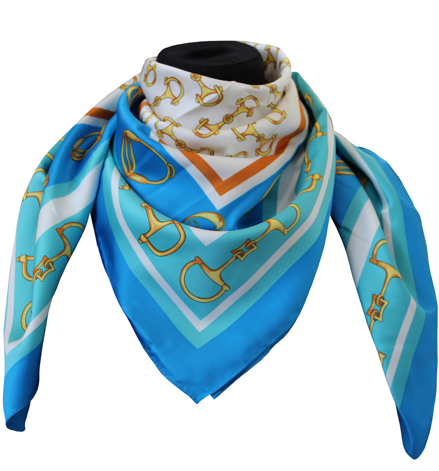 Scarf poly 100% dis 62682 Var Turquoise