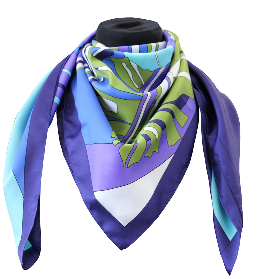 100% dis Jungla poly scarf 62809 blue var
