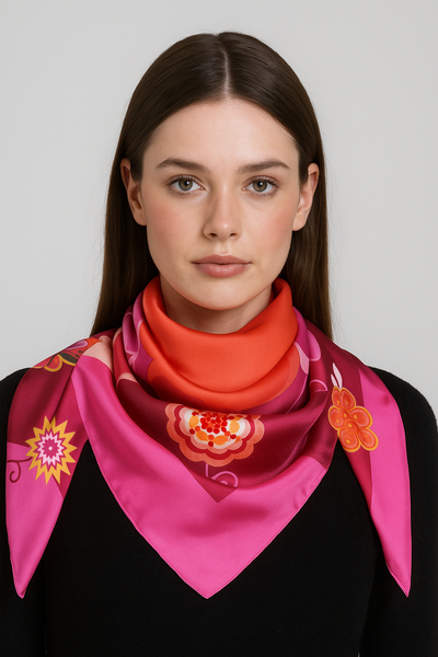 Foulard Poly 100 % Dis 60550 var 2