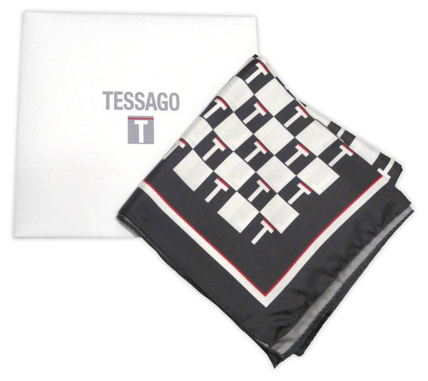 Foulard  Seta 100%  disegno logato Tessago made in Italy