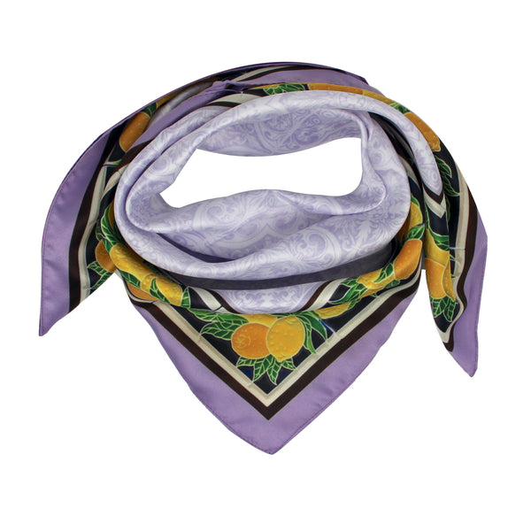 Foulard Poly 100% 71272 Lilla - Dis. B