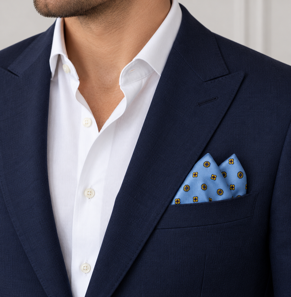 Pochette Seta 100% — indossato, foto Tessago