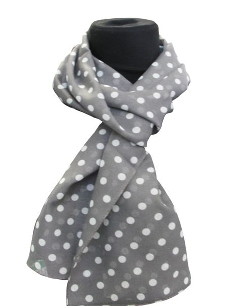 Sciarpina  poly 100 % dis 04366 pois variante  tortora
