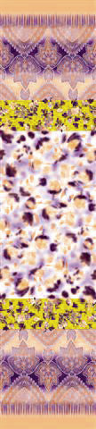 Sciarpa Tessago in seta raso 100% 45x180 cm
