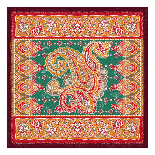 Scialle Tessago in modal 100% bordeaux