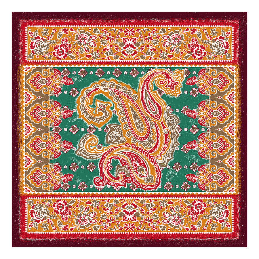 Scialle Tessago in modal 100% bordeaux