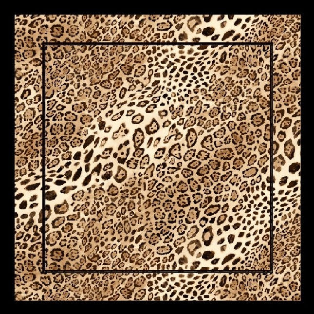 Foulard Poly 100 % dis 62486 var 9 pelle