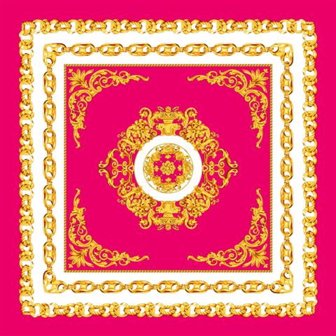 Foulard Poly 100% dis62802 var 1