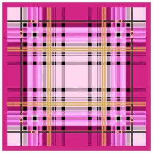Foulard Seta 100% disegno 62854 var 1 rosa