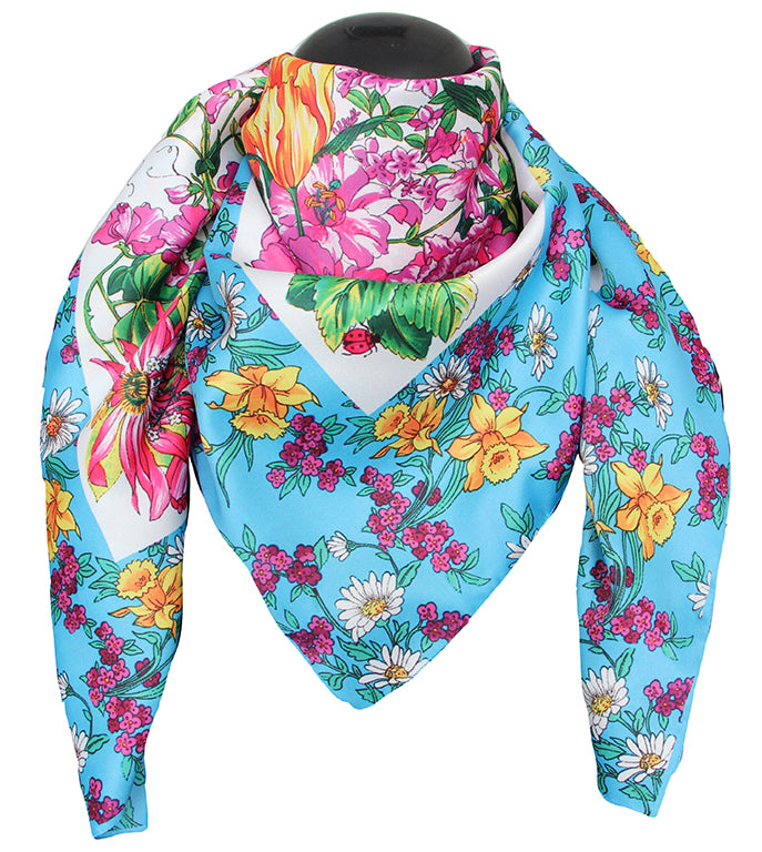 Foulard poly 100% dis 92640 var 4 azzurro