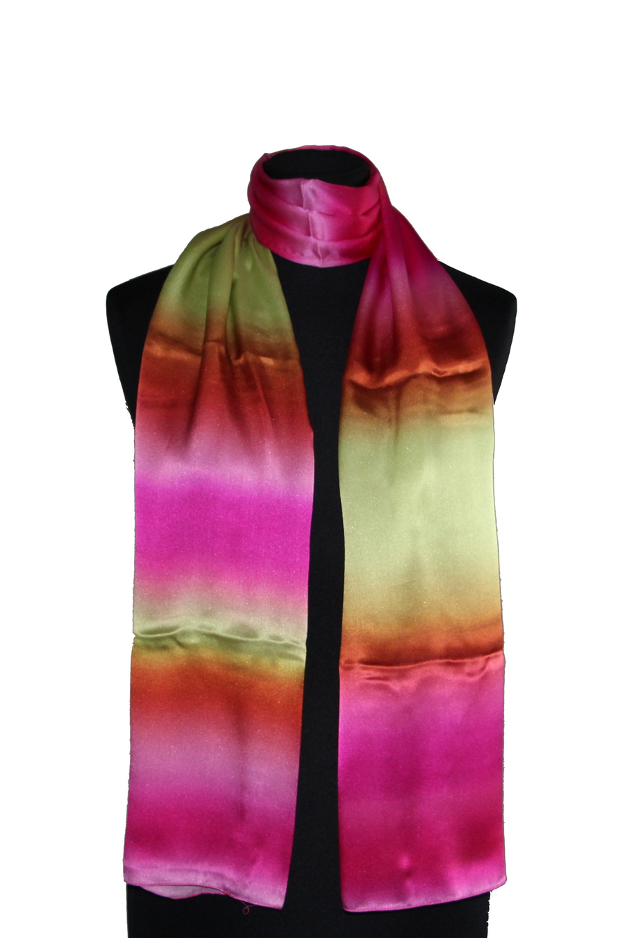 Sciarpa Tessago in seta raso 100% 45x180 cm
