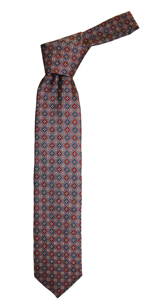 Cravatta Seta 100%  stampata  dis 3620