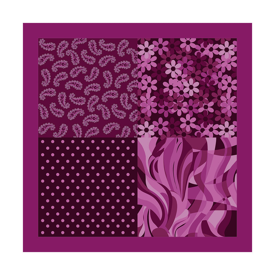 Pochette Poly 100% dis 30005 varante Prugna Viola