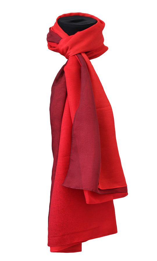 Stole Pareo Voile Poly 100% dis 53361 var red 