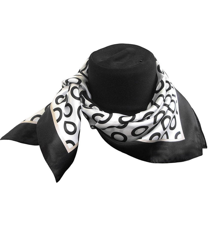 Foulard Tessago in seta crêpe de Chine 53x53 Made in Italy