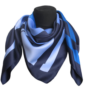 foulard poly 100 % dis 62792 var blu
